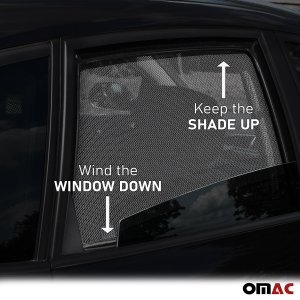 MINI Hatch Window Mesh - Rear Door - Omac - Polyester - Black - 2014